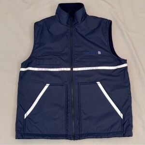 United Airlines Fleece Lined Nylon Vest XS NEW Official Employee Baggage Handler